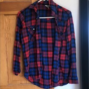 Forever 21 Red and Blue Flannel